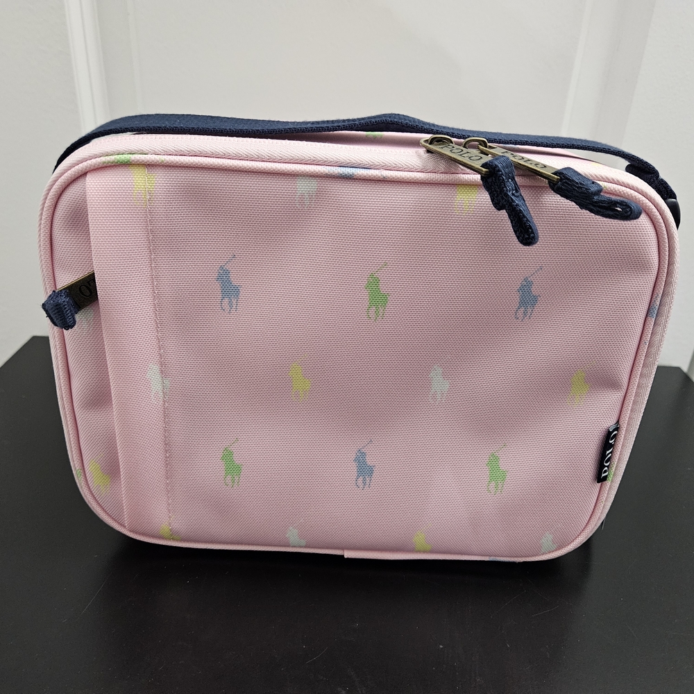 Polo by Ralph Lauren Kids Pink Bag with Pony Print